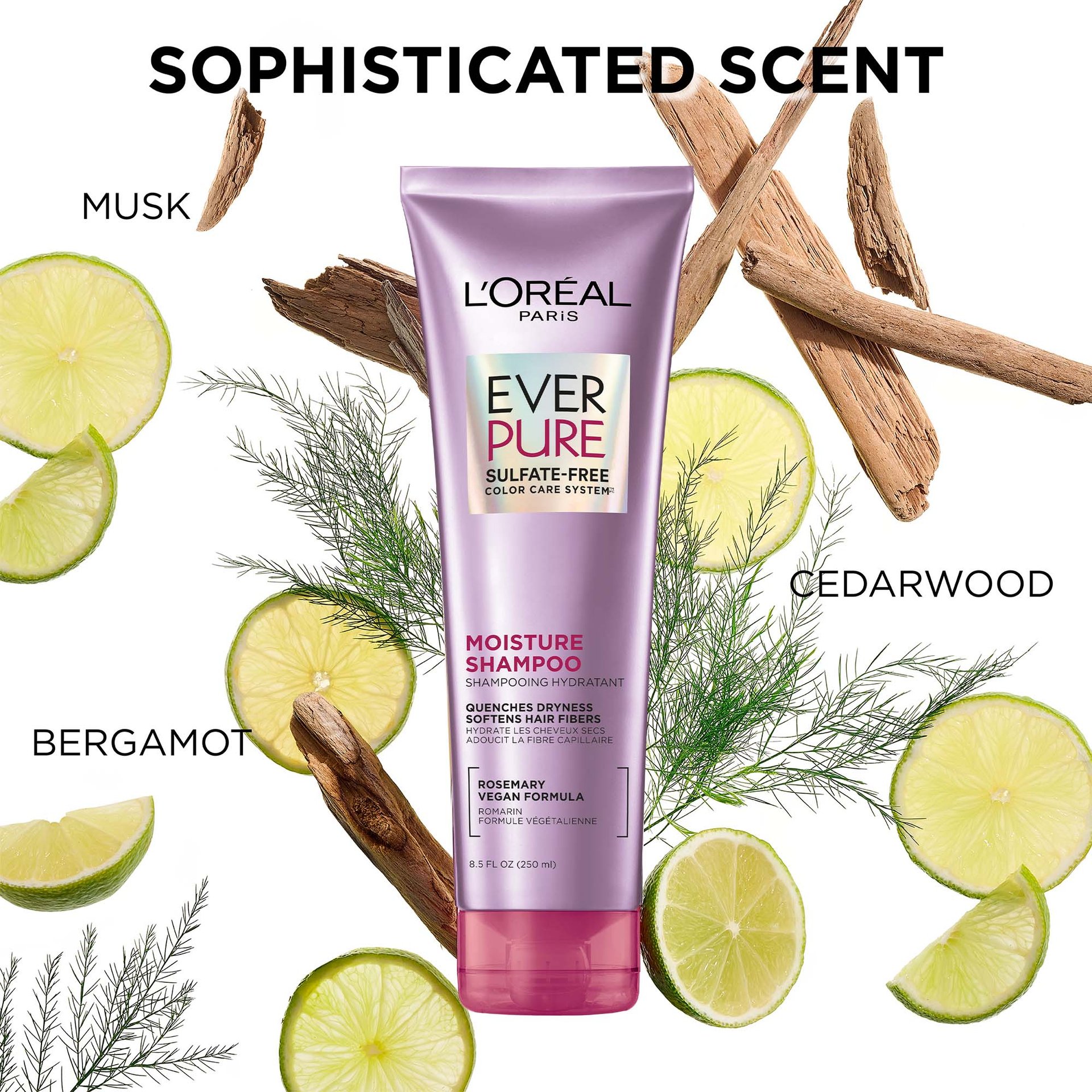 L'Oréal Paris EverPure Sulfate-Free Moisture Shampoo, Scent and Perfume